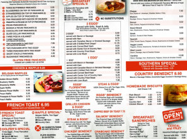 Theo's Pancake House menu