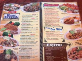 La Hacienda Mexican menu