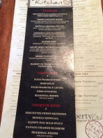 The Liberty Kitchen menu