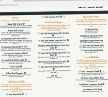 Viet House (back Of Building) menu