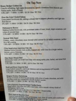 Lake Bluff Brewing Company menu