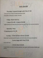 The Bluffs On Black Lake menu