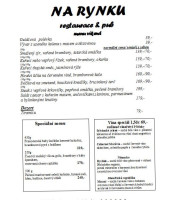 Na Rynku menu