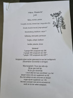 Essenciel menu