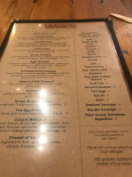 Vacherie menu