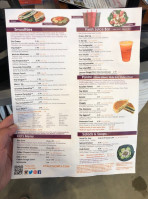 Vitality Bowls menu