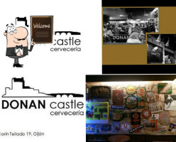 Donan Castle Cerveceria food