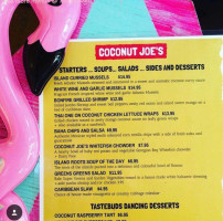 Coconut Joe's Harbour And Grill menu