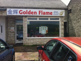 The Golden Flame outside