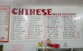 Pinjing Fastfood menu