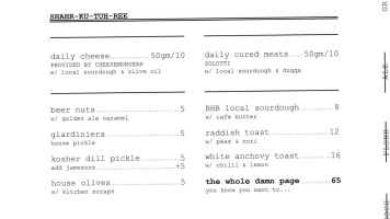 Civil Naval menu