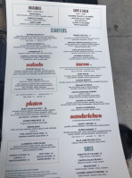 Barrio menu