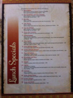 Casa La Vida menu