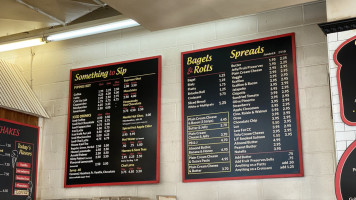 Bagel Shop menu