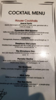 Dark Horse menu