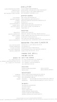 Il Mulino Prime menu