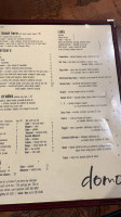 Domo Sushi menu