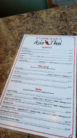 Parichat's Asia Thai menu