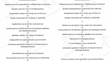 De Landing Stroe menu