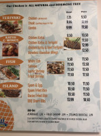 Maui Chicken menu