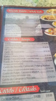 Mariscos Los Arcos menu