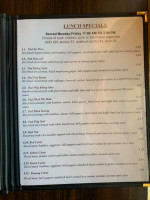 Ruen Thai menu