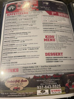 Woody's Diner menu