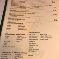 Mlk Cafe menu