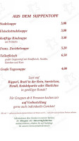 Gasthof Weissl menu