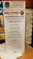 Noble Roman's Craft Pizza Pub food