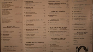 China Palace menu