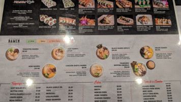 Aburi Sushi Ramain39 menu