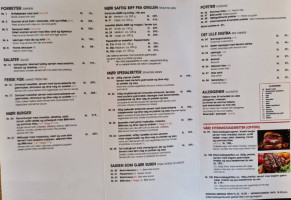 MØr Biffhus Arendal menu