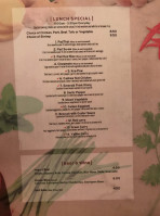 Swanya Thai Cuisine menu