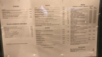 Tommaso's menu