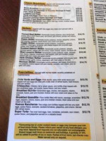 Mimosas Cafe menu