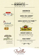 Dorf.Wirt menu