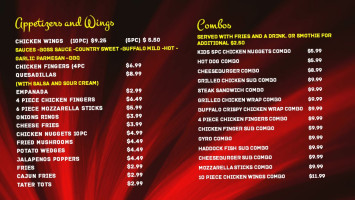 Gourmet Hots menu