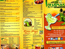 Iguanas Grill And Cantina menu