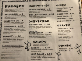 Burgerstrasse menu