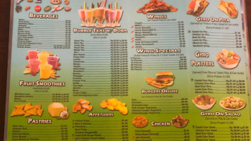 Caribbean Grill Roti Shop menu