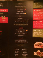 Bytes Fusion Grill menu