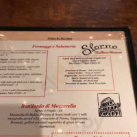 Sforno Trattoria menu