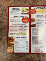 Cuban Eddie's menu