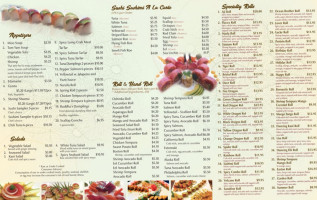 Aji Sushi menu