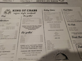 King Of Crabs menu