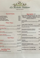 La Bettola Italiano menu