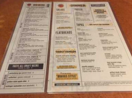 Thirstybear Brewing Company menu