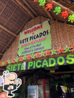 Siete Picados Seafood outside