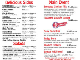 Mother Cluckers Kitchen menu